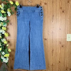 NEW YORK & COMPANY MID RISE JEANS SIZE 8